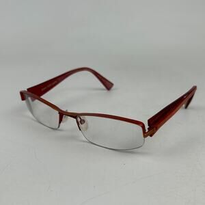 Alain‎ Mikli Paris A0695.12 Eyeglasses Frame Women Red / Orange Full 54-18-135
